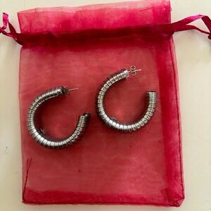 Vintage B&W earrings